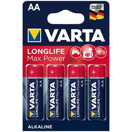 VARTA Longlife Max Power Alkáli ceruza elem AA B4