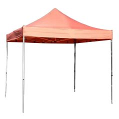 FESTIVAL kerti sátor, 3x4,5 m, piros, profi, UV ellenálló ponyva, oldalfal nélk.