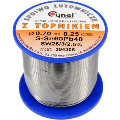 Forrasztó ón 0,7mm/250g