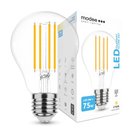 Led Izzó Filament A67 10W E27 360° 2700K